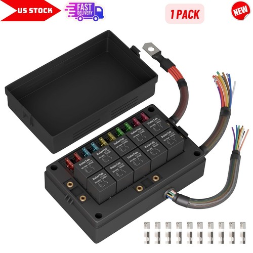 12v way relay block - 12v,